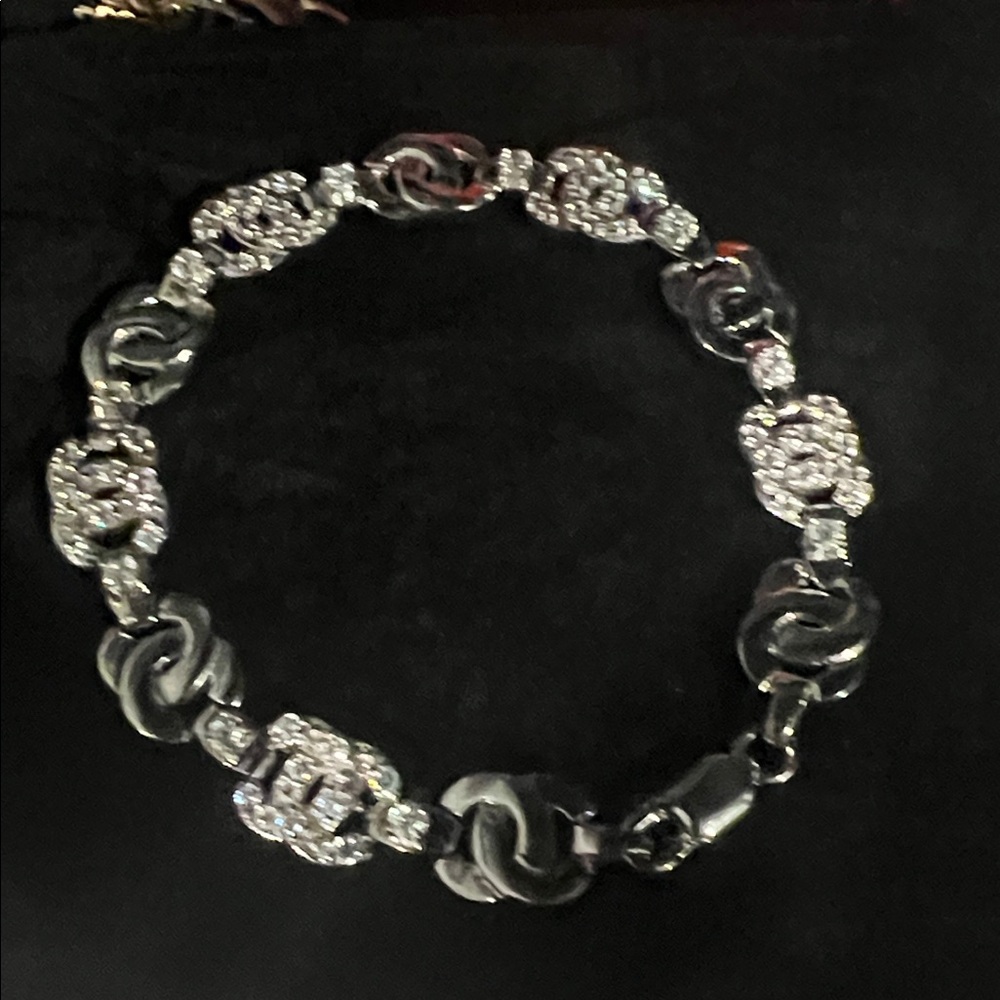 Elegant inspired silver Women's bracelet